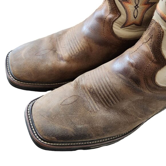 R. Watson Western‎ Boots Men's 12 EE Chesnut Cowbody Work Buffalo RW1011 - Picture 5 of 15